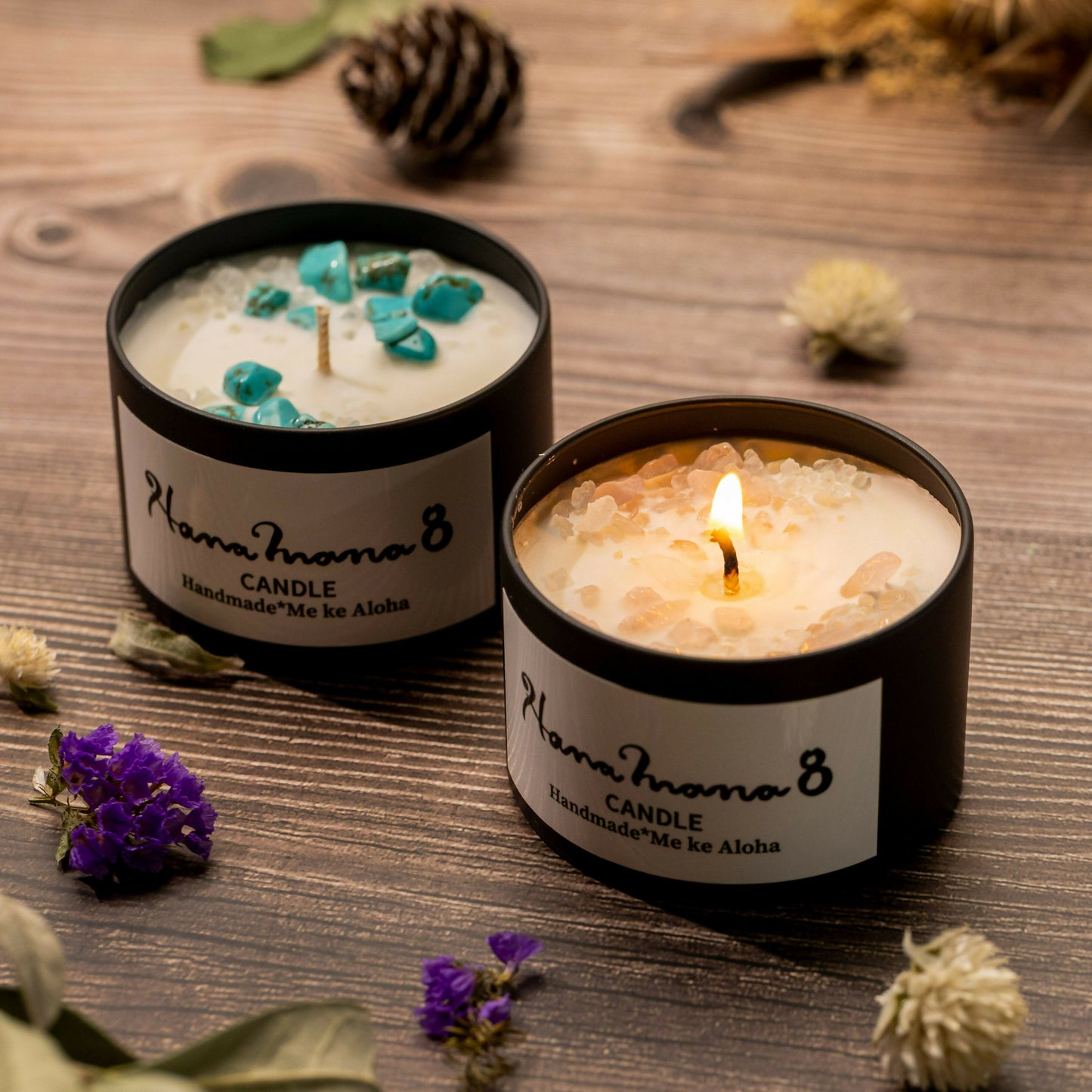 Aroma Soy Candle (ターコイズ）