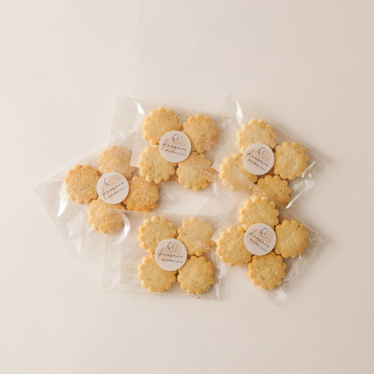 米粉の塩麹ローズマリークッキー　ミニサイズ4枚入り×5袋