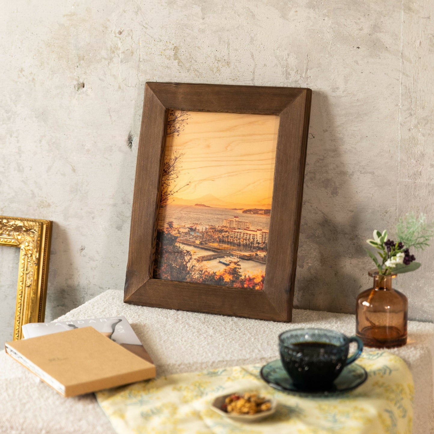 WOODPHOTO　逗子の夕日