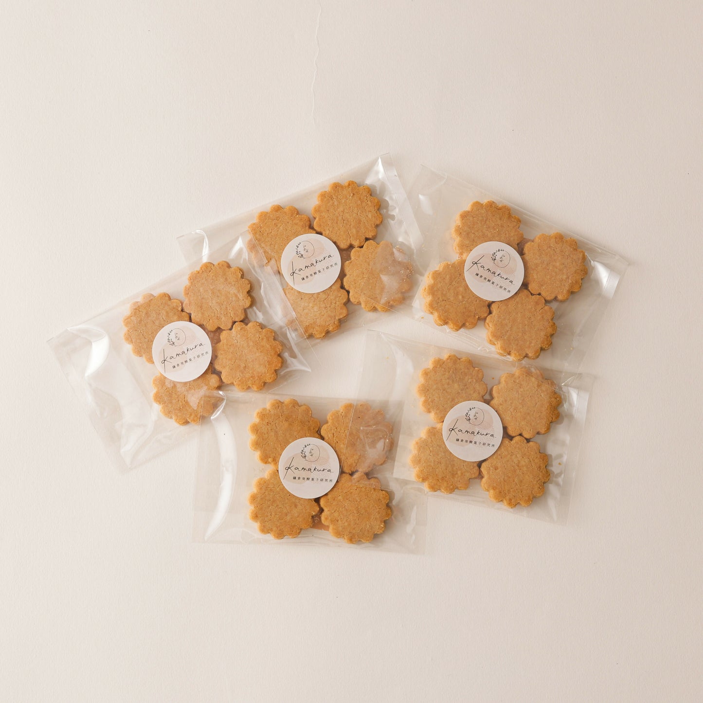 米粉の塩麹スパイスクッキー　ミニサイズ4枚入り×5袋