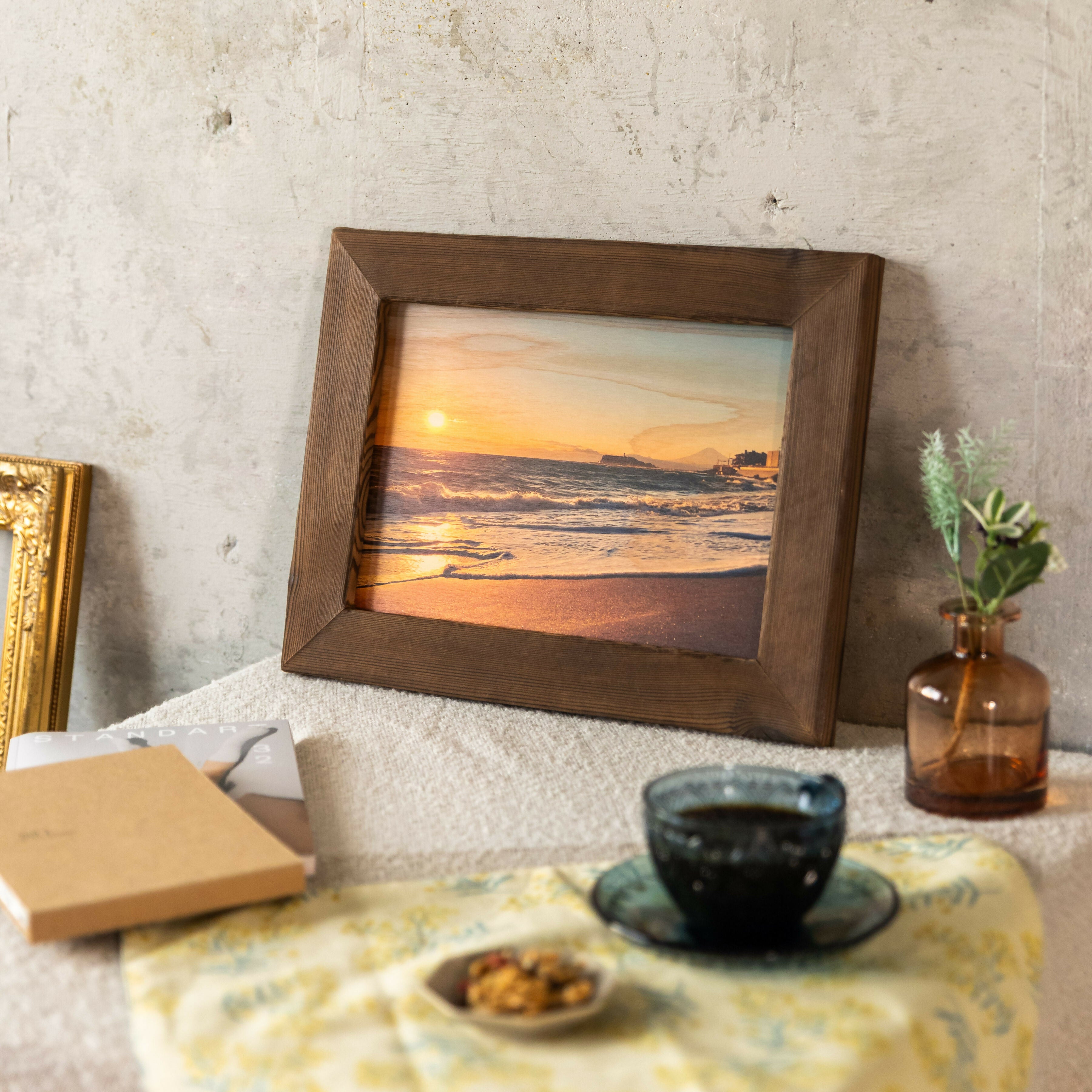 WOOD PHOTO 稲村ケ崎の夕日 – C Side Marche